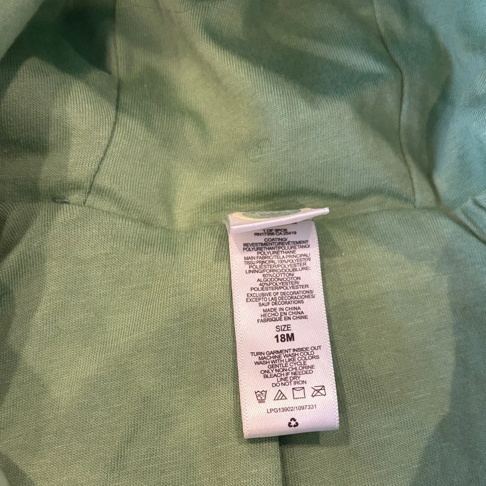 Little Me Kids‎ Heart Print Hooded  Rain Jacket Size 18 M